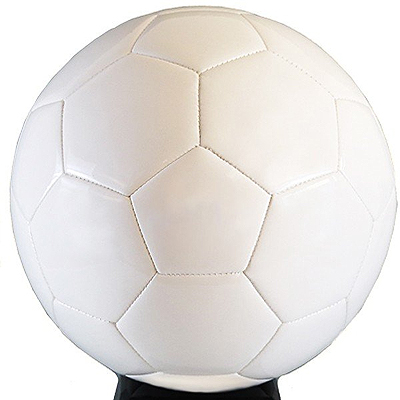 白いサッカーボール
